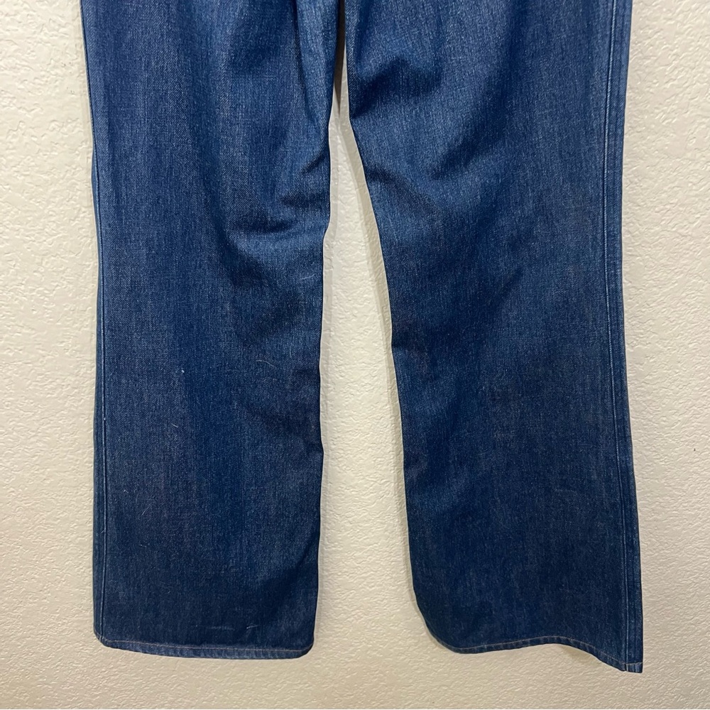 J Brand Flare Jeans Dark Wash Mid Rise 70’s Retro No Pockets Size 27 - Picture 7 of 12